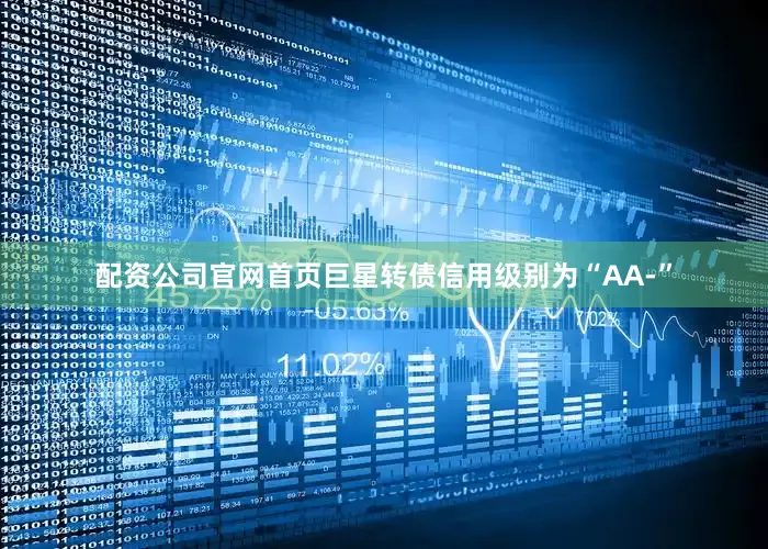 配资公司官网首页巨星转债信用级别为“AA-”